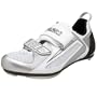 Pearl iZUMi Women's Tri Fly III Triathlon Shoe,White/Silver,39 M EU / US Women's 7 M