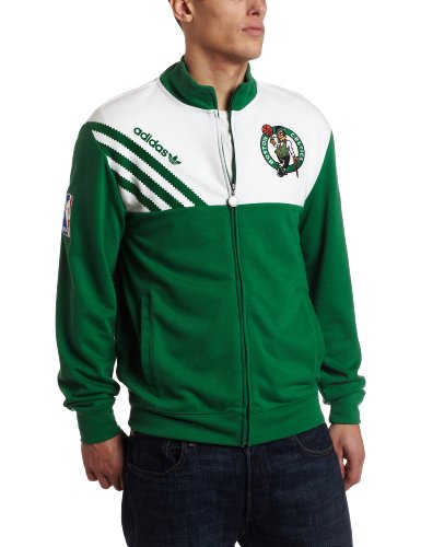 NBA Men's Boston Celtics Orginals Court Series Action Jacket (Kelly, Large)