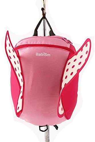 BABISM Children's Backpack 3D Cute Little Dinosaur Schoolbag Toddler Kids Daypack (Pink Butterfly)