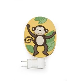 Kids Line Decor Shoppe Nightlight, MonkeyKids Line Decor Shoppe Nightlight