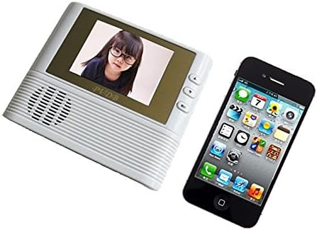 Anpress® 2.8-inch Electronic Cat's Eye Doorbell with Camera Wireless Video Doorbell , Night Vision, Anti-theft Alarm, Support Built-in Memory Can Store 100 Photo Taking Pictures (White)