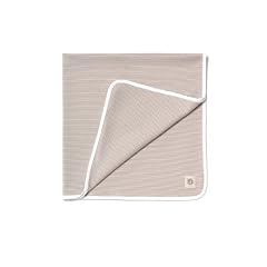 Bellybutton 44334 - Jersey Decke, Ma�e: 80 x 80 cm, beige striped