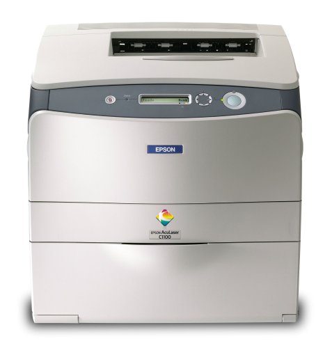Epson AcuLaser C1100 - Imprimante - couleur - laser - Letter, A4 - 600 ppp x 600 ppp - jusqu'à 25 ppm (mono) / jusqu'à 5 ppm (couleur) - capacité : 180 feuilles - parallèle, USB