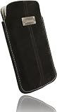 Krusell Luna Nubuck Handytasche f&uuml;r HTC Desire schwarz