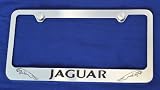 Jaguar License Plate Frame Chrome New