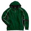 Victory Hooded Sweatshirt, Forest/Black/White