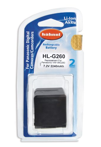 Haehnel H&auml;hnel HL-G260 Ersatzakku Typ Panasonic VW-VBG260/260EK 7,2V 2240mAh f&uuml;r Panasonic Camcorders