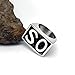 Stainless Steel Rings for Men, Size 8