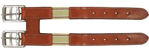 Girth Extender with Elastic - Chestnut