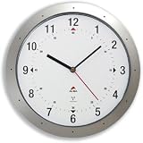 Review Alba  / Alba Watchtime Wall Clock Radio-controlled with Plastic Lens and Case Diameter 300mm Grey Ref HORTIME