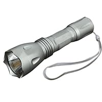 UltraFire SF-23-T60 XM-LT6 3-Mode 1200-Lumen White LED Flashlight Torch Lamp with Strap - Gray(1 x 18650)