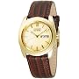Citizen Men's BM8002-01P Eco-Drive Gold-Tone Leather Watch