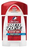 Old Spice Deodorant Red Zone Clear Gel, Aqua Reel, 3-Ounce Boxes (Pack of 6)