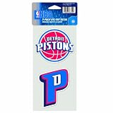NBA Detroit Pistons 4-by-8 Die Cut Decal