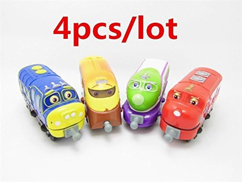 4pcs Chuggington Metal Train Tomy Educational Toys Collection Action Chugger Brewster Wilson Coco Trains