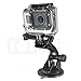 Suction Cup Mount for GoPro Hero4, Hero3+, Hero3, Hero2 and Hero (Black, Silver and White Editions) + MagicFiber Microfiber Lens Cleaning Cloth