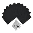 (13 Piece Set) MagicFiber Ultra Fine Goja Microfiber Cleaning Cloths for LCD Screens, DSLR Camera Lens, Glasses and other delicate surfaces (12 Black, 1 Grey / Premium 200mg) - Removes fingerprints and oil with just a swipe! - Perfect for Tablets (iPad, Xoom, Galaxy Tab, Kindle, Nook), Smart Phones (iPhone, HTC, Droid, Android, Blackberry), Laptop and LCD TV screens