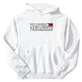 Sweatshirt White Elegant Flag 