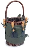 Arbor Gardener Round Dark Willow Garden Basket - Picnic & Beyond