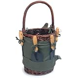 Arbor Gardener Round Dark Willow Garden Basket - Picnic and Beyond
