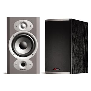Polk Audio RTi4 High Performance Bookshelf/On-Wall Speakers (Pair, Black)
