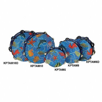 MusicalInstruments: Kidsplay Tambourine Tambourine 6 inch Single Row