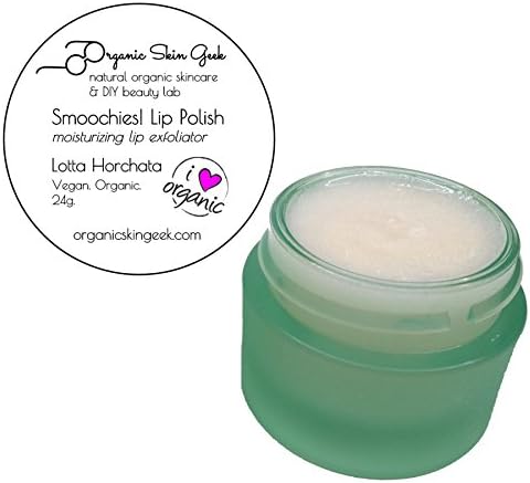 Smoochies! Lip Polish ~ Vegan Organic Moisturizing Lip Exfoliator ~ Lotta Horchata (Sweet Cinnamon &amp; Rice Milk Flavor) 24g