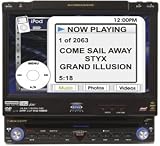 Jensen VM9411 - DVD player with LCD monitor and AM/FM tuner / TV tuner