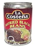 La Costena Refried Black Beans, 1.28 pounds by La Costeña