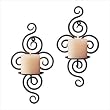 Scrollwork Candle Sconces Scrollwork Candle Sconces