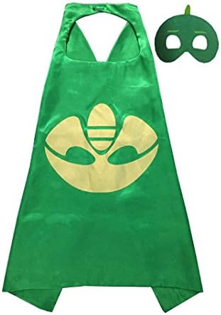 Wchange PJ Mask Costume Kids Birthday Party Favor Mask (27.5 inches) (Green)