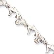 Sterling Silver Cheerleaders Bracelet