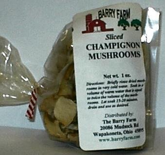 Dried Champignon Mushrooms, 1 oz. by Barry Farm