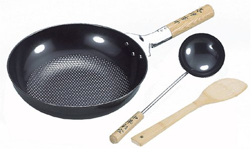 中華彩宝 鉄エンボス加工いため鍋28cm CH-102