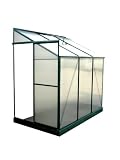 Review Evesham GRE001 / Evesham Polycarbonate 6x4 Lean to Greenhouse inc. FREE Staging