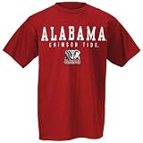 Alabama Crimson Tide Crimson Collegiate Big Name T-shirt