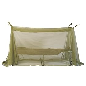 Olive Drab Army GI Field Size Mosquito Net Bar