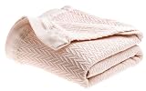 Faribault Classic Mercerized Cotton Queen Blanket, Shell