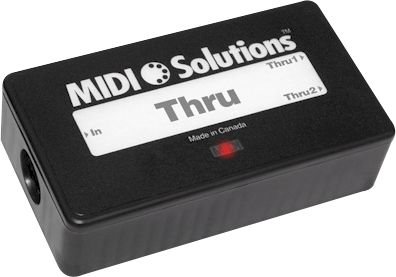 MusicalInstruments: MIDI Solutions 2 Output Active MIDI Thru Box