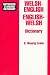 Welsh-English English-Welsh Dictionary (Hippocrene Standard Dictionary)