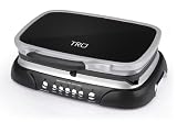 TRU Panini Grill, Grill, Flat Grill and Flat Griddle with Removable Cooking Plates, 4 in 1