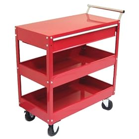 Excel TC-301B Rolling Metal Tool Cart w  Drawer by Excel