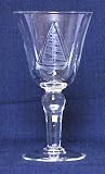 Individually Hand Etched Sail Boat Water Glass 8" Set / 4