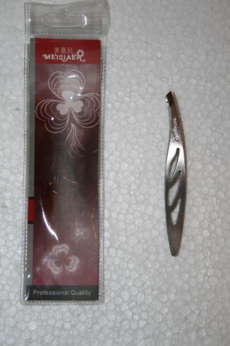 Stainless Steel - Slant Classic Eyebrow Tweezer