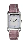 Emporio Armani Women's Purple Leather Watch #AR5588