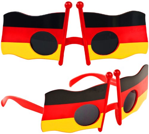 BU-136 BRILLE EM 2012 PARTY BRILLE DEUTSCHLAND FAN “ZEIGE FLAGGE”[Misc.]