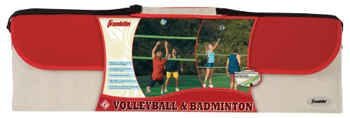 Franklin Sports Intermediate Badminton and Volleyball Set