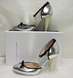 Marc Jacobs Silver Lame Heels Shoes w Bow