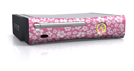 xbox 360 Faceplate-Skin - Aloha Pink