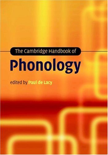 The Cambridge Handbook of Phonology under Phonetics & Phonics in The Books Store